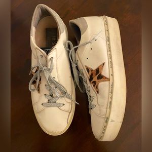Golden Goose sneakers in good condition.